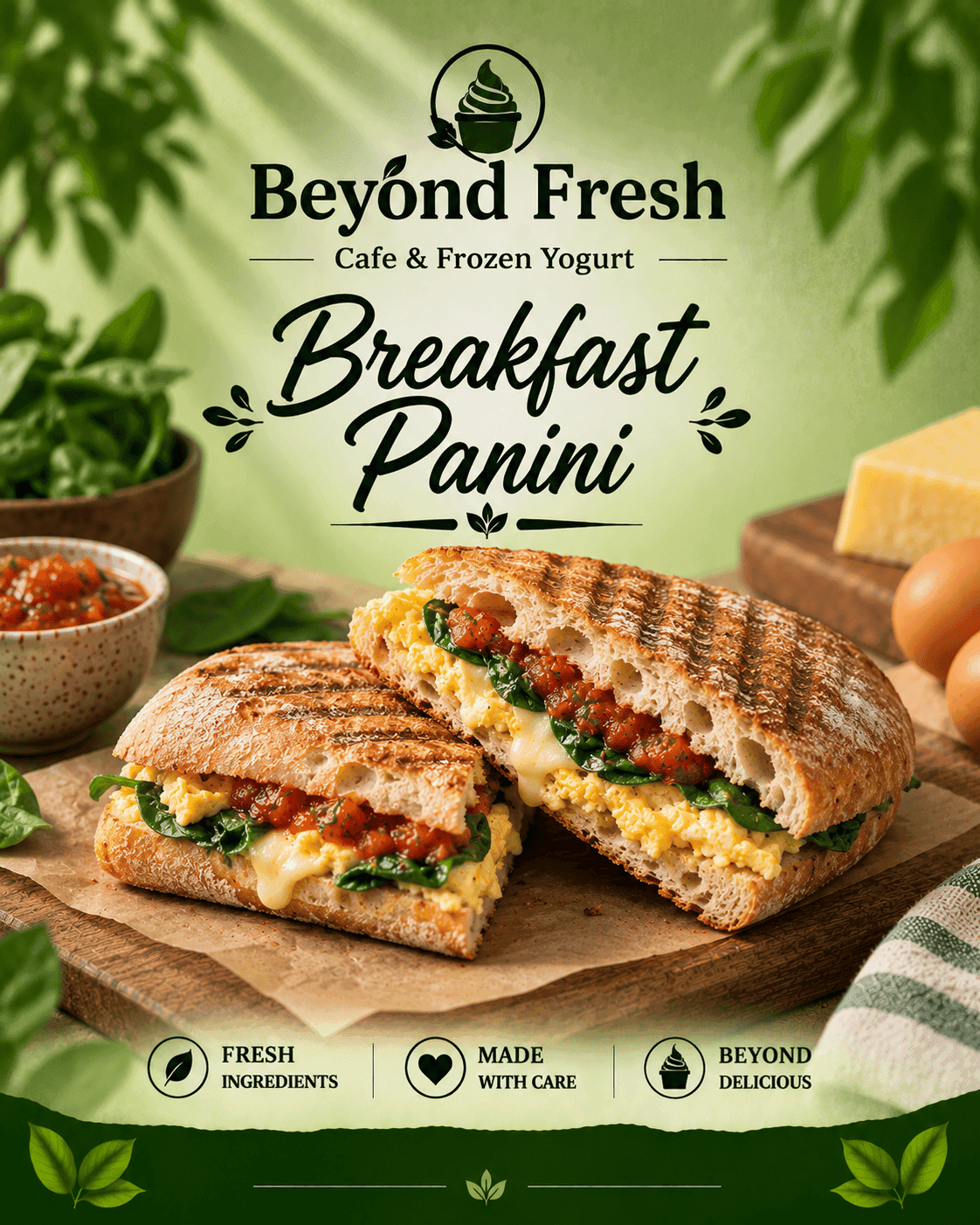 Breakfast panini